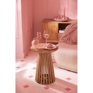 Table bois naturel h.52cm