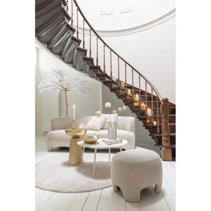 Set aluminium blanc h.38cm