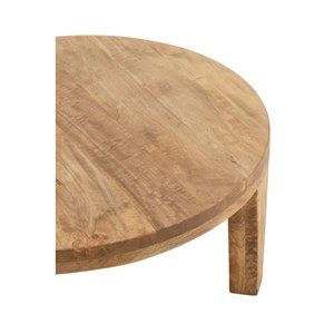 Table bois naturel h.34cm