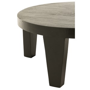 Table bois naturel h.34cm