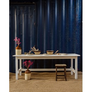 Romy, la table à manger en bois n°456