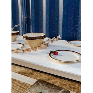 Romy, la table à manger en bois n°456