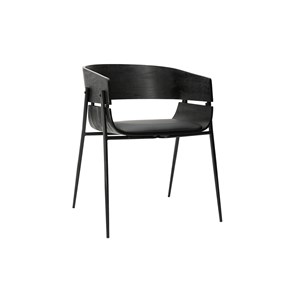 Chaises noires (lot de 2) wess
