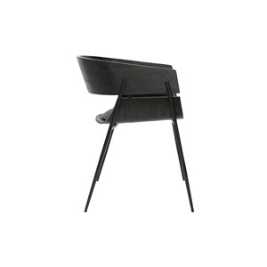 Chaises noires (lot de 2) wess