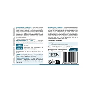 Acide hyaluronique exceptionhyal® - réduction des rides de 19%