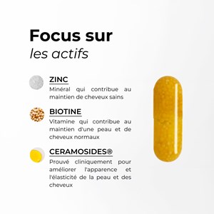 Complexe peau, cheveux et ongles, ceramosides®