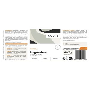 Magnésium bisglycinate - 3x plus assimilable que la forme marine