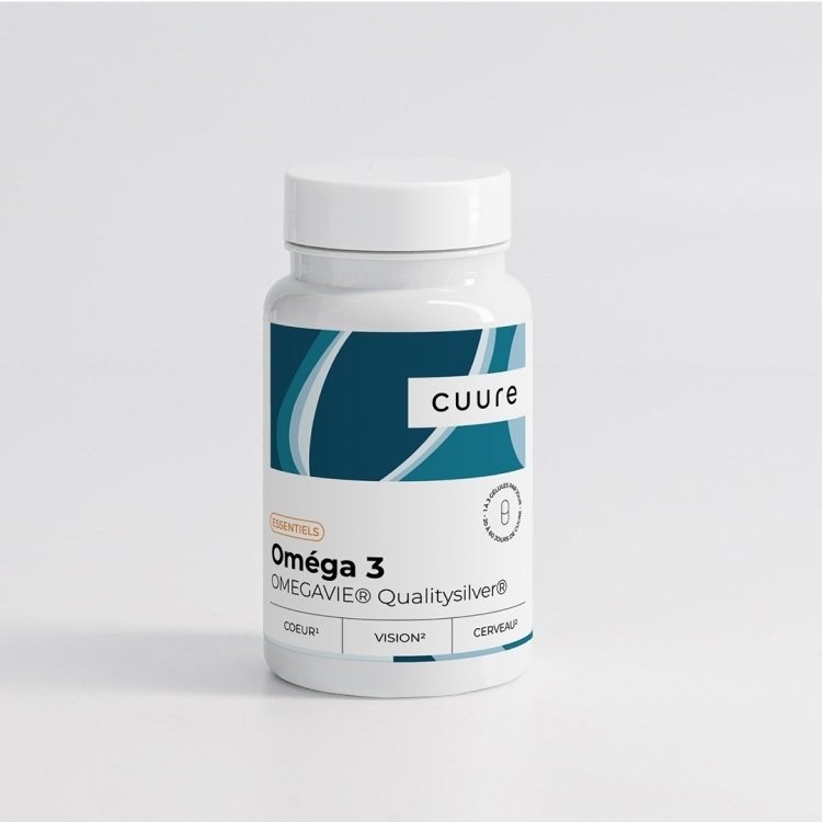 Cuure - Oméga 3 - qualité breveté omegavie® & ultra stable