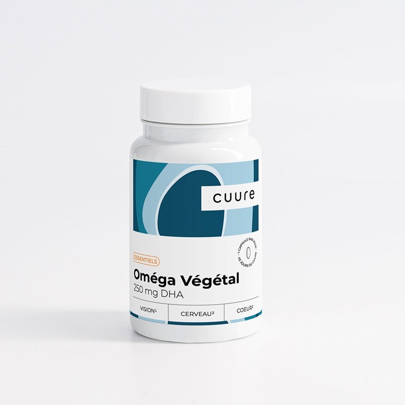 Cuure - Oméga 3 végétale - extrait de microalgue schizochitrium sp.