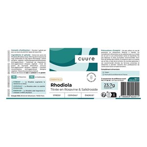 Rhodiola - extrait titré à 3% rosavines et 1% salidrosides