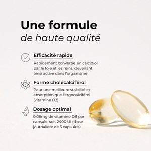 Vitamine d3 végan - vita-algae d® - plus efficace que d2
