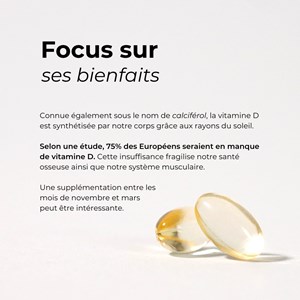 Vitamine d3 végan - vita-algae d® - plus efficace que d2