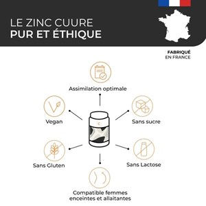 Zinc bisglycinate - haute assimilation et tolérance optimale
