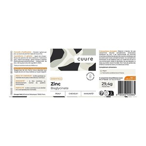 Zinc bisglycinate - haute assimilation et tolérance optimale