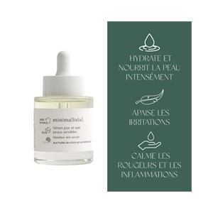 Sérum jour et nuit peaux sensibles - minimaliste