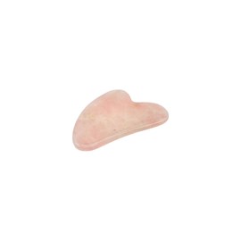 Gua sha en quartz rose