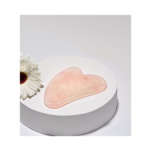 Gua sha en quartz rose