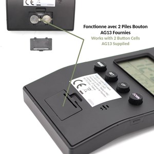 Horloge bureau 3 en 1 - calculatrice - thermomètre réveil