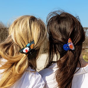 Pince à cheveux crabe  noir