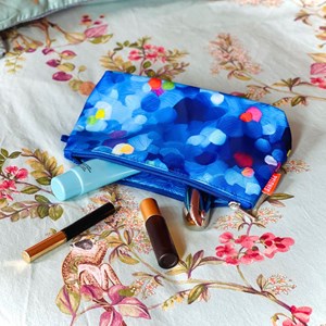 Trousse à maquillage  bleu