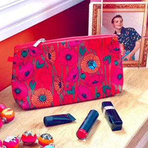 Trousse à maquillage  rouge