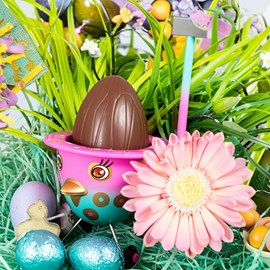 Coquetier design  violet