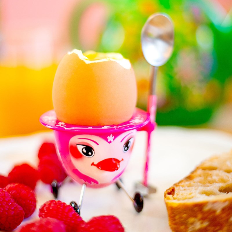 Coquetier design cœur