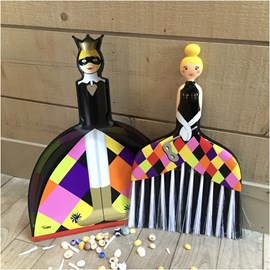 Pelle et balayette  arlequin