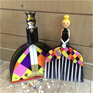 Pelle et balayette  arlequin