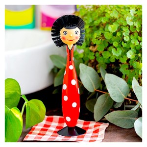 Brosse à vaisselle  rouge