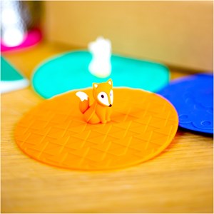 Couvercle silicone pour mug  renard