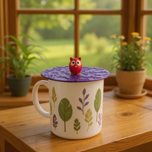 Couvercle silicone pour mug  multicolore