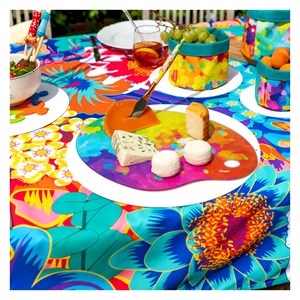 Nappe rectangulaire  bleu