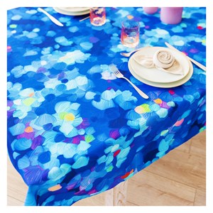 Nappe rectangulaire  bleu