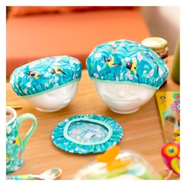 Set de 3 couvre bols  bleu clair