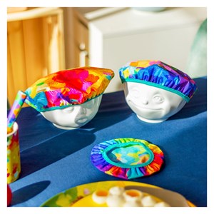 Set de 3 couvre bols  multicolore