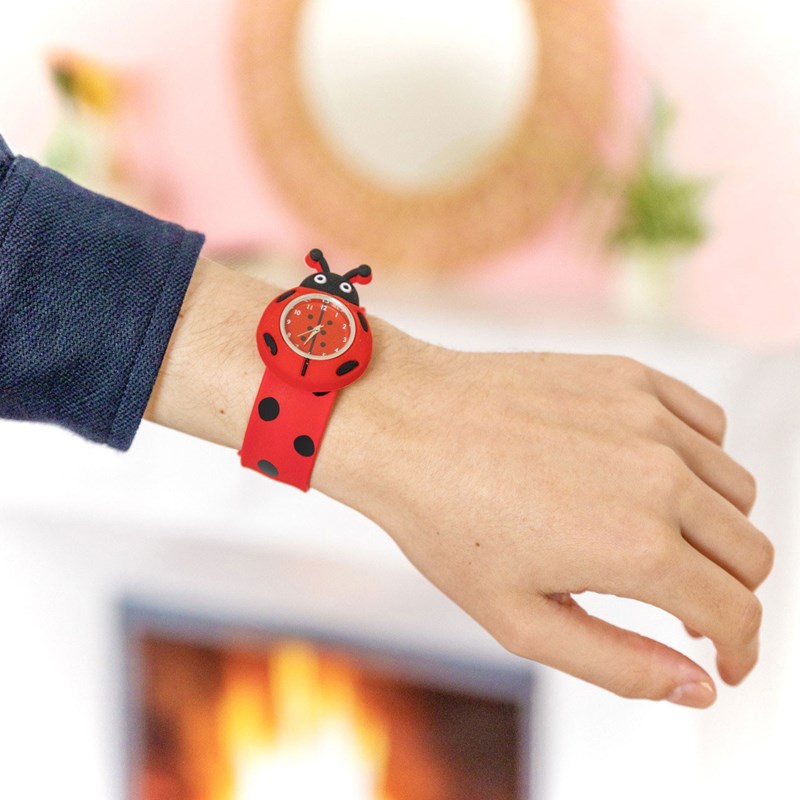 Montre slap coccinelle