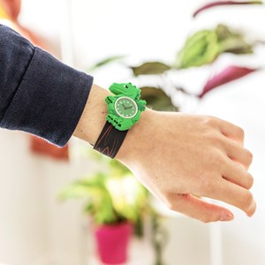 Montre slap  dragon vert