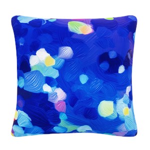 Coussin de voyage pliable 3 en 1 bleu