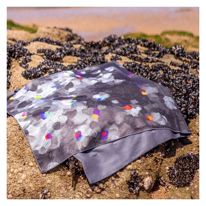 Serviette microfibre noir