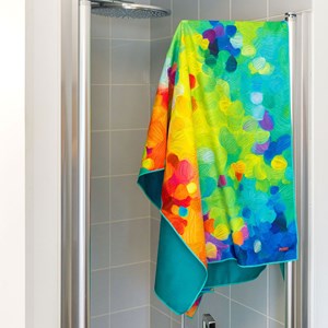 Serviette microfibre  multicolore