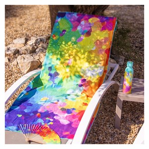 Serviette microfibre  multicolore