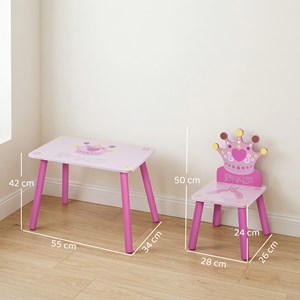 Ensemble table et chaises enfant design