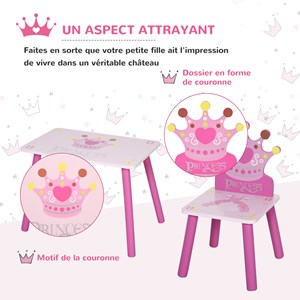 Ensemble table et chaises enfant design