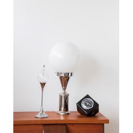 Grande lampe en métal et verre n°509