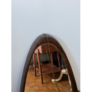 Grand miroir en teck massif n°844