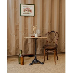 Denise, la table de bistro en bois n°53