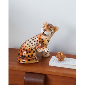 Léopard en céramique italienne n°501