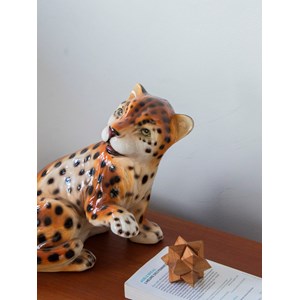 Léopard en céramique italienne n°501