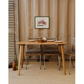 Karla, la table à manger en bois n°1019